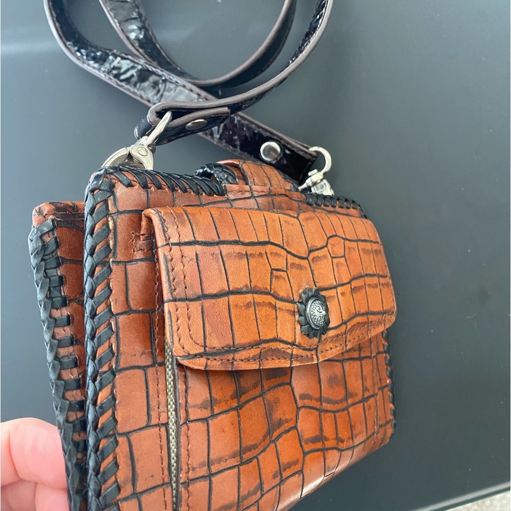 Brighton leather mini bag/crossbody purse